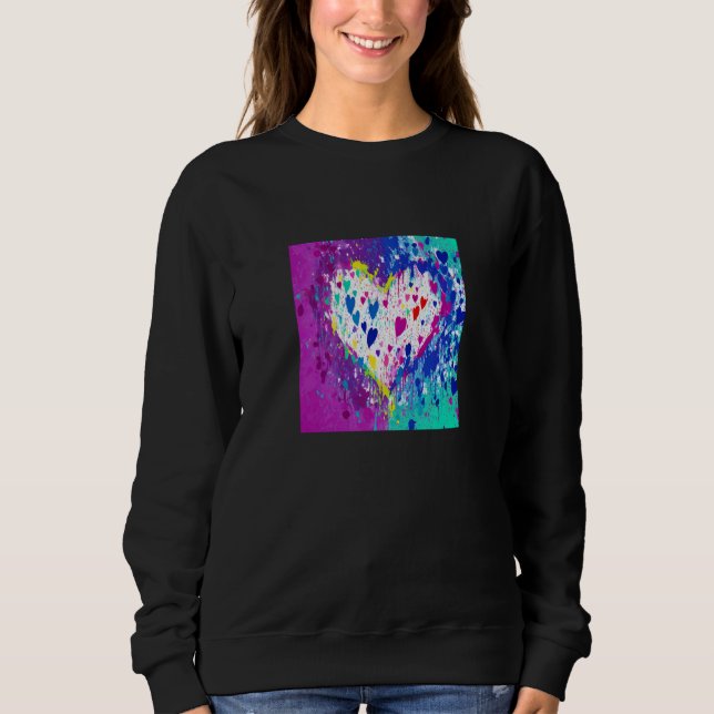 Valentine's Day Love Heart Girlfriend Fiancée Wife T Shirt (Framsida)