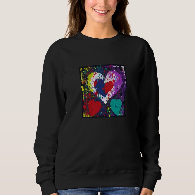 Valentine's Day Love Heart Girlfriend Fiancée Wife T Shirt (Framsida)