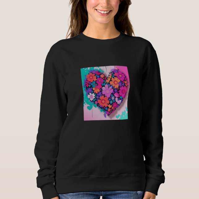 Valentine's Day Love Heart Girlfriend Fiancée Wife T Shirt (Framsida)