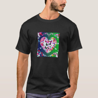 Valentine's Day Love Heart Girlfriend Fiancée Wife T Shirt