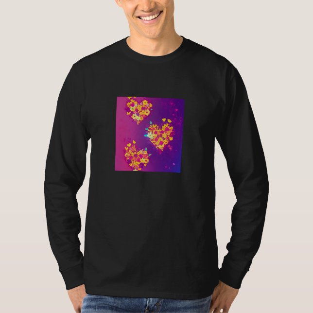 Valentine's Day Love Heart Girlfriend Fiancée Wife T Shirt (Framsida)