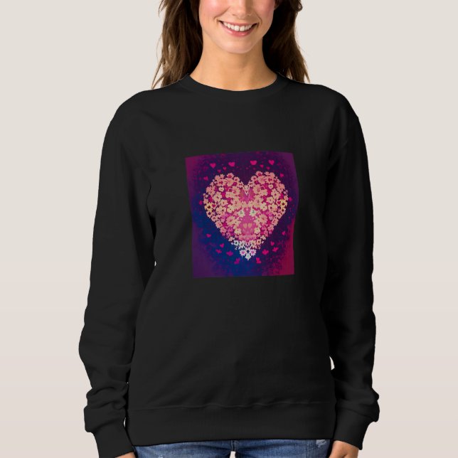 Valentine's Day Love Heart Girlfriend Fiancée Wife T Shirt (Framsida)