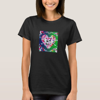 Valentine's Day Love Heart Girlfriend Fiancée Wife T Shirt