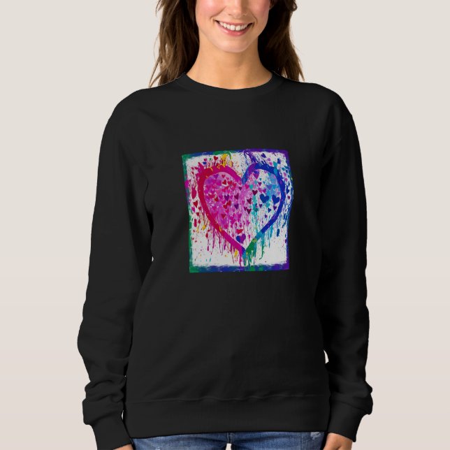 Valentine's Day Love Heart Girlfriend Fiancée Wife T Shirt (Framsida)