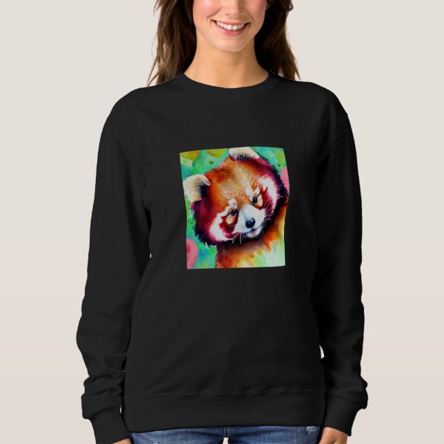 Valentine's Day Love Heart Red Panda Girlfriend Fi T Shirt (Framsida)