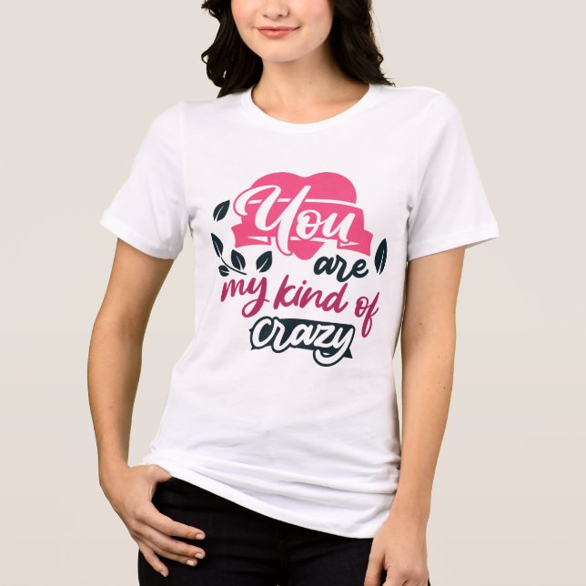 Valentines Day love T Shirt (Framsida)