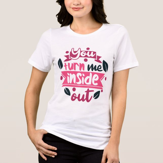 Valentines Day love T Shirt (Framsida)