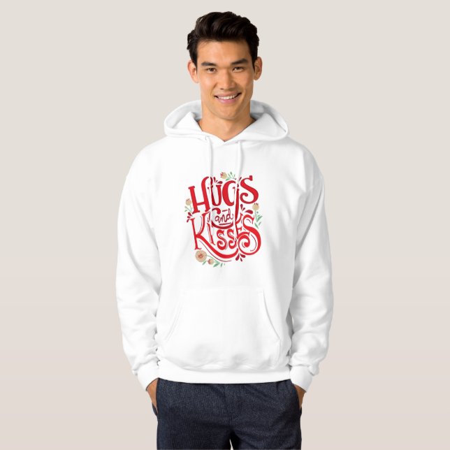 Valentines Day Manar Hoodie (Hel framsida)