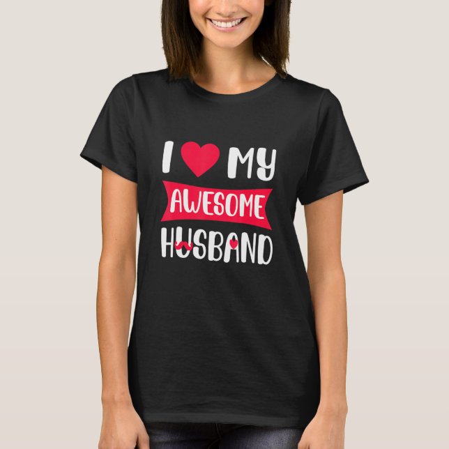 Valentines day matchande par I Kärlek Mitt Make R T Shirt (Framsida)
