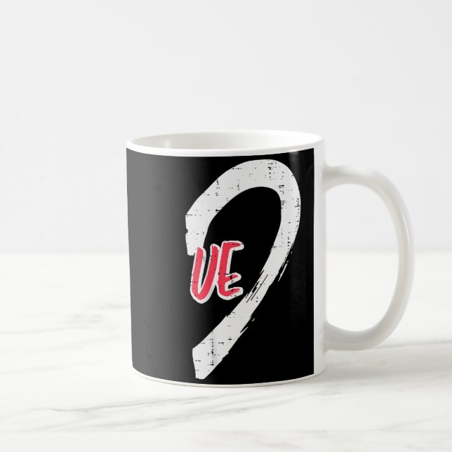 Valentines Day Matching Love Ve Heart Cute Couple  Kaffemugg (Höger)