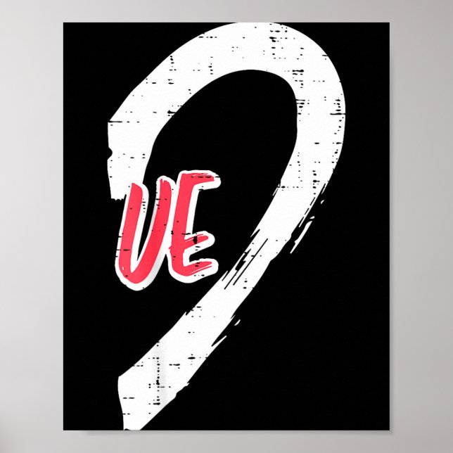 Valentines Day Matching Love Ve Heart Cute Couple  Poster (Framsidan)