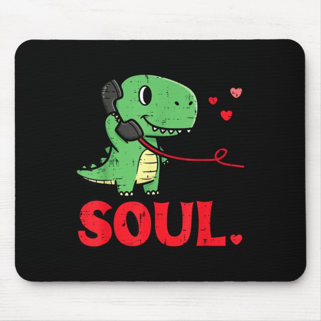 Valentines Day Matching Soulmates Soul Dino Trex C Musmatta (Framsidan)