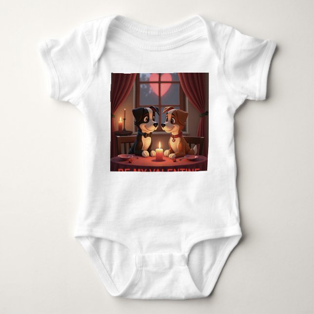 Valentines day Middag 4 2 Baby Tee (Framsida)