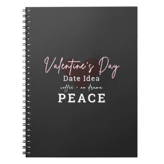  Valentine's Day Notebook Anteckningsbok (Framsidan)