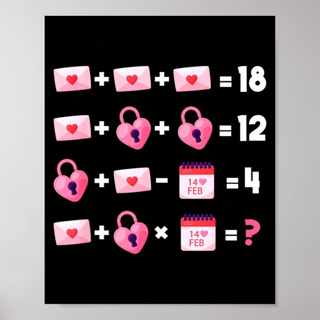 Valentines Day Order Of Operations Valentines Math Poster (Framsidan)