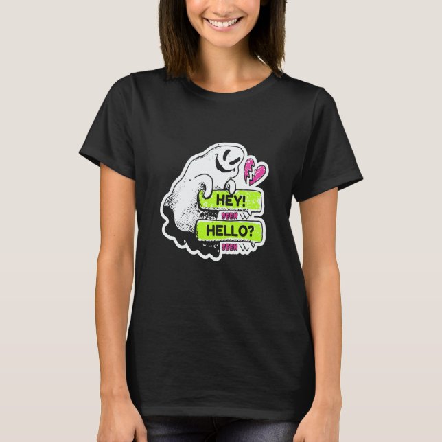 Valentine's Day Outfit Ghosting Anti Valentine's D T Shirt (Framsida)