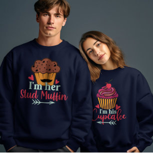 Valentines day par matchning som är roligt matchan t shirt