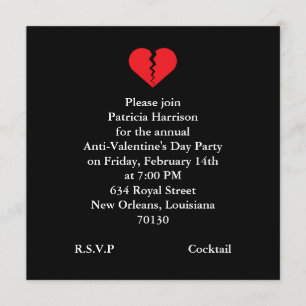 Valentines day Party Inbjudningar