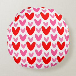 Valentine's Day Pillow Rund Kudde