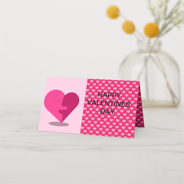 Valentines day placeringskort (Framsida)