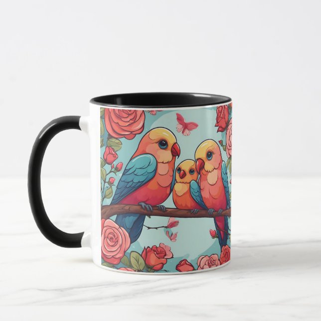 valentines day-presentkaffe mugg (Vänster)