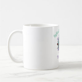 Valentine's Day & Purple and teal Personalized Mug Kaffemugg