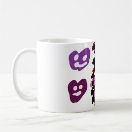 valentine's day purple love  kaffemugg