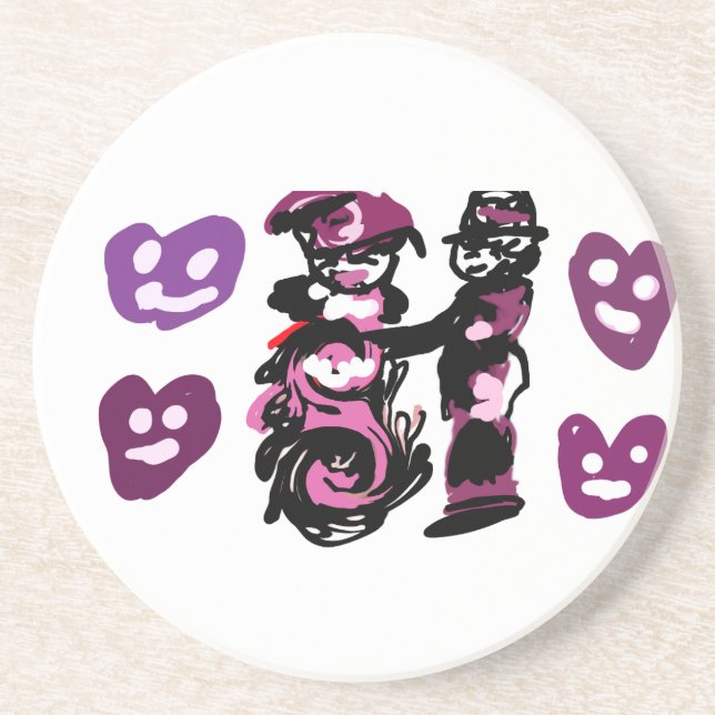 valentine's day purple love  underlägg (Framsidan)