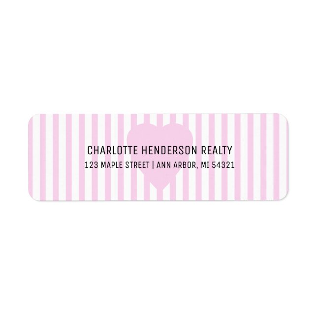 Valentines day Real Gods Returadress Etikett (Framsidan)