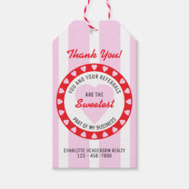 Valentines day Real Gods Rosa Referral Presentetikett