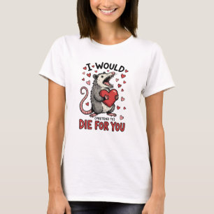 Valentine's Day Rolig Pungråtta T Shirt