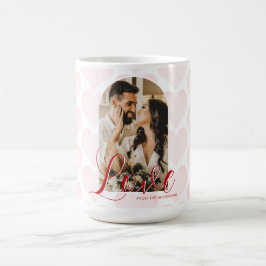 Valentines day Romantic Arch Anpassningsbar Photo Kaffemugg