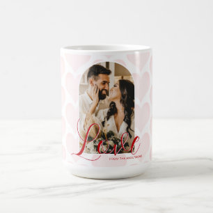 Valentines day Romantic Arch Anpassningsbar Photo Kaffemugg