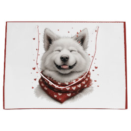 Valentines Day Samoyed Dog