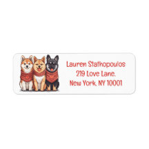 Valentines day Shiba Inu Hundar
