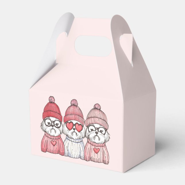 Valentines day Shih Tzu Hundar Presentaskar (Framsidan Sidan)