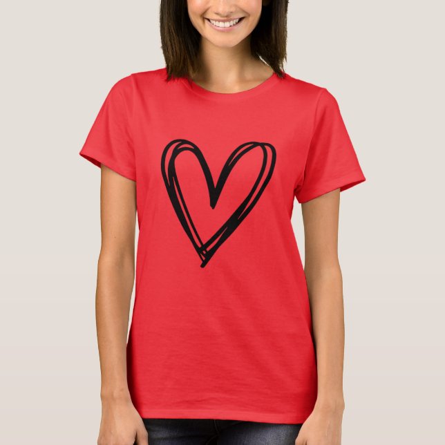 Valentines day Shirt T Shirt (Framsida)