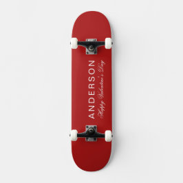 Valentines Day Skateboard för festlig semester glä