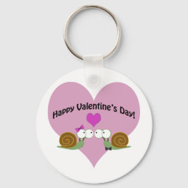 Valentines day Snigel Nyckelring