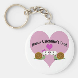 Valentines day Snigel Nyckelring