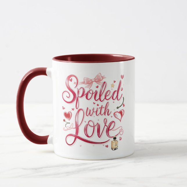 Valentine's Day "Spoiled with Love" Mugg (Vänster)