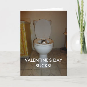 Valentines day Sucks Helgkort