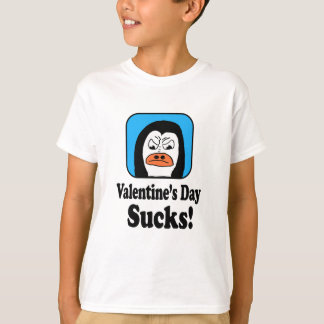Valentine's Day Sucks Penguin T Shirt