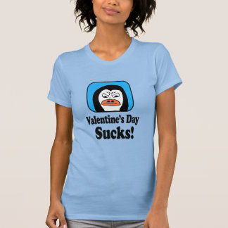 Valentine's Day Sucks Penguin T Shirt