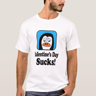 Valentine's Day Sucks Penguin T Shirt