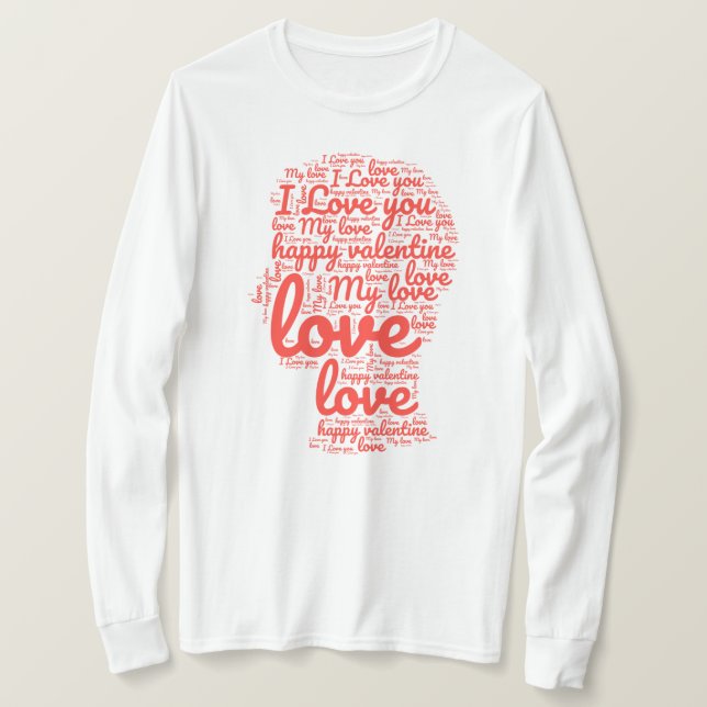 Valentine's Day T-Shirt (Design framsida)