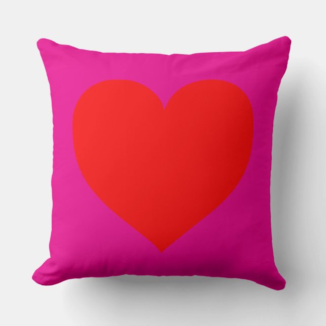 VALENTINE'S DAY THROW PILLOW PINK KUDDE (Framsida)