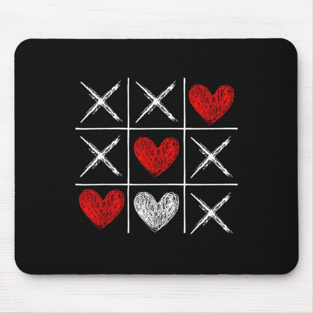 Valentines Day Tic-tac-toe Xo-xo Funny Valentine G Musmatta (Framsidan)