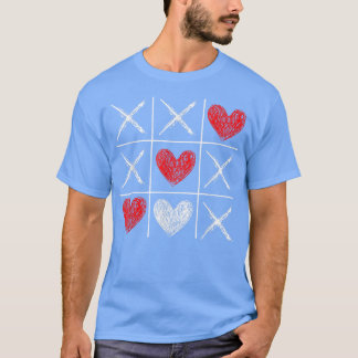 Valentines day Tic-Tac-Toe XO-XO Funny Valentine G T Shirt