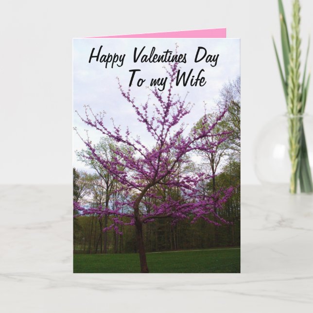 VALENTINES DAY, TILL MITT WIFE-kort Helgkort (Framsida)